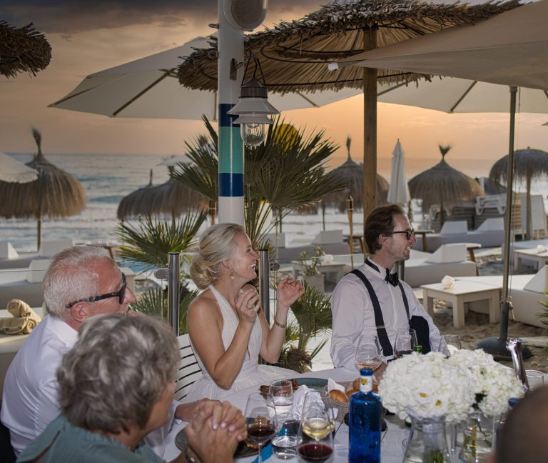 Destination Marbella. - Beachfront Wedding