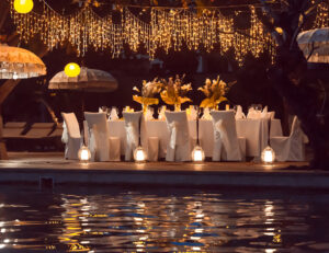 Winter wedding in Marbella -Fairy lights