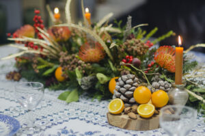 Winter wedding in Marbella - Citrus Centerpiece