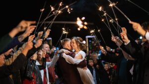 Wedding Entrances: Ideas for the Bride and Groom: Sparklers