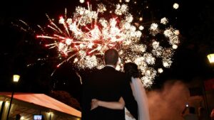 Wedding Entrances: Ideas for the Bride and Groom: Fireworks