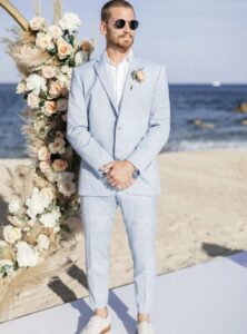 Destination Wedding Attire Ideas for Men in 2024 -Pastel