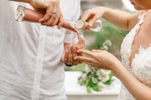 Beach Wedding in Marbella - Decor and Inspiration - sand ceremony